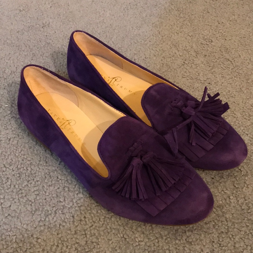 Purple Suede Flats
